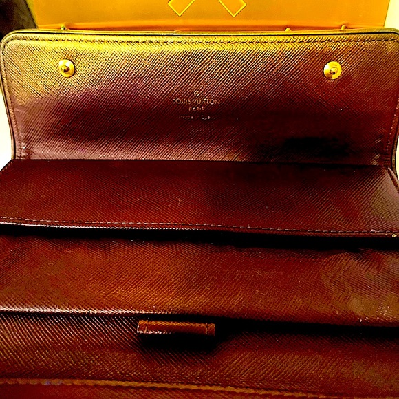 Louis Vuitton custom gold metallic drip drip trifold wallet - Picture 6 of 7